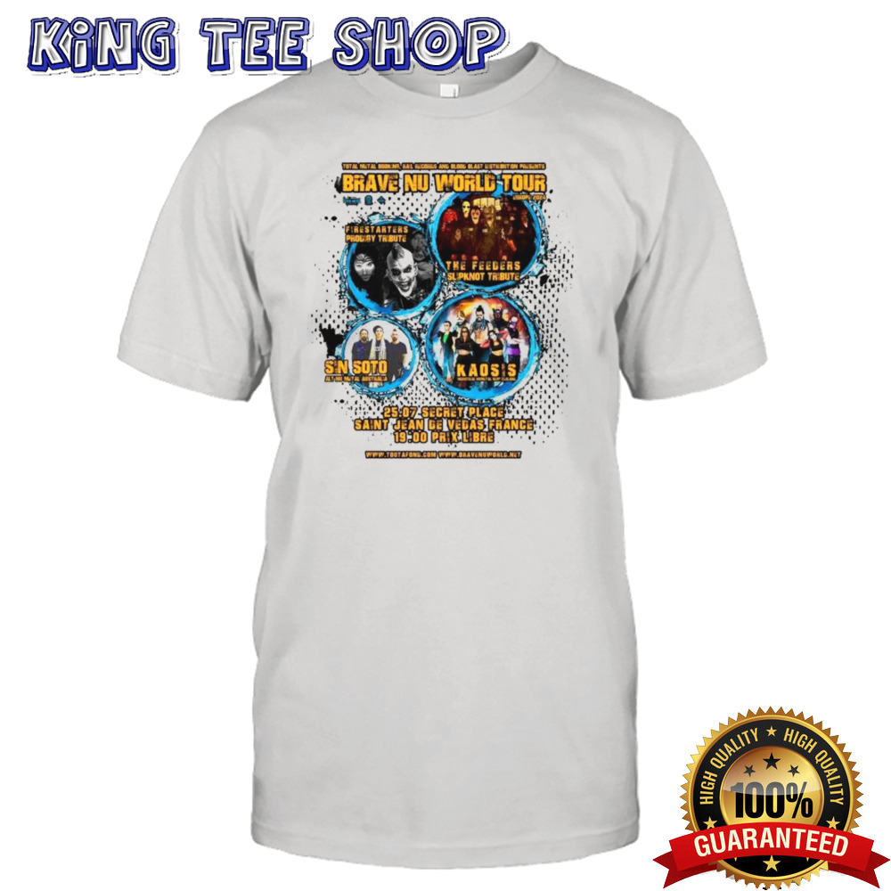Brave Nu World Tour 2024 T-shirt