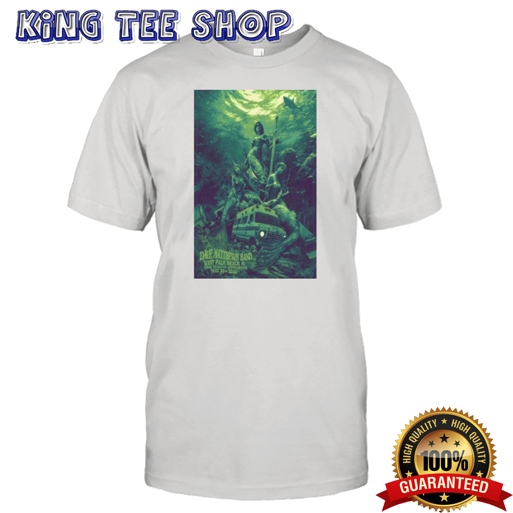 Dave Matthews Band May 25 2024 iTHINK Financial Amphitheatre West Palm Beach FL Poster Shirt