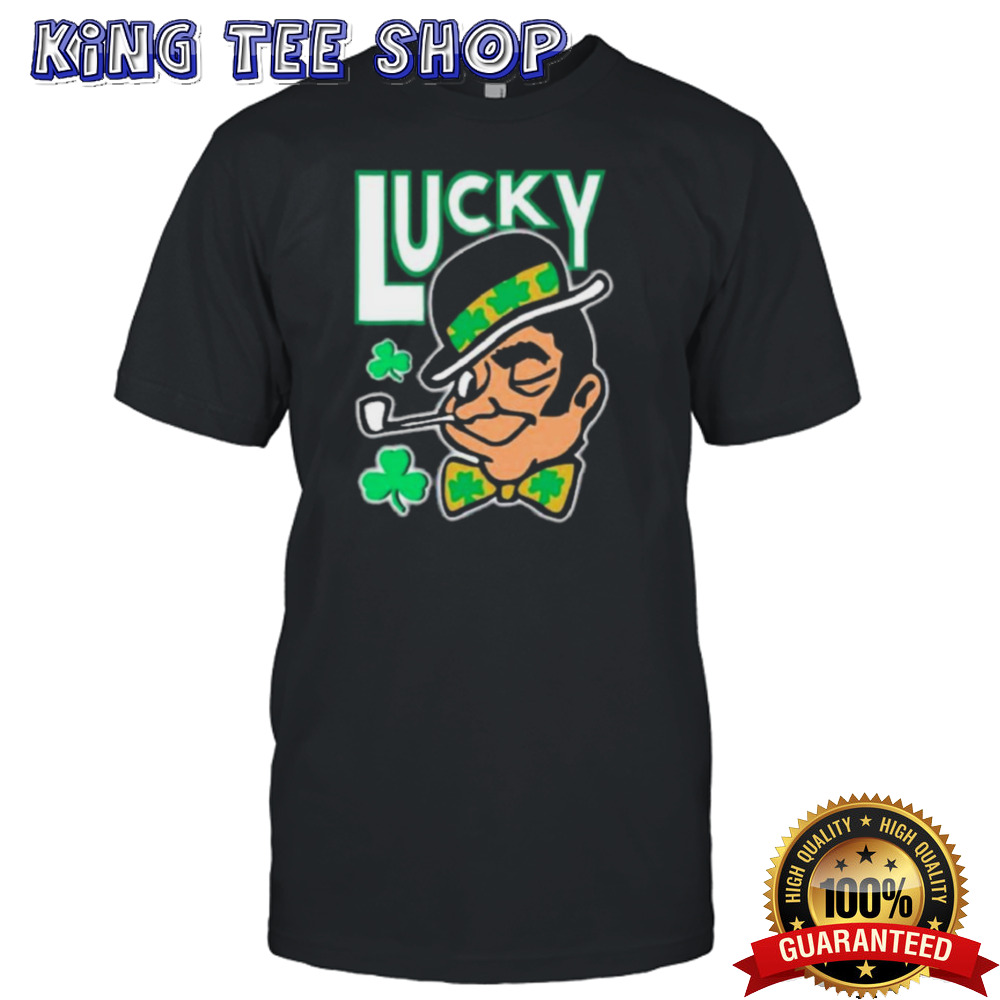 Jayson Tatum Wearing Lucky Celtics Shirt