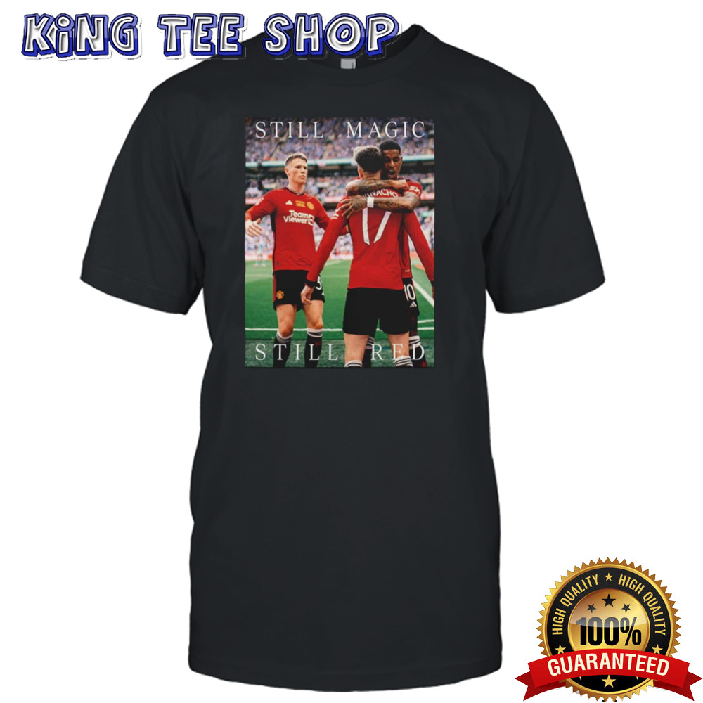 Manchester United Champions The Football Association Challenge Cup FA Cup 2024 Still Magic Still Red shirt