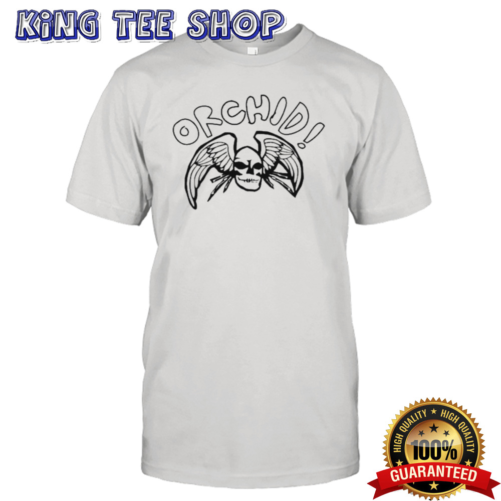 Orchid Winged Skull Shirt