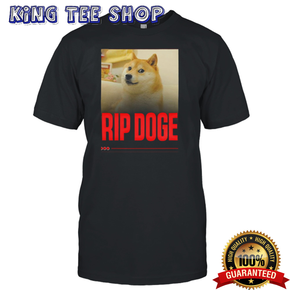 RIP Doge Kabosu Inspired Countless Doge Memes Has Died Aged 18 T-Shirt