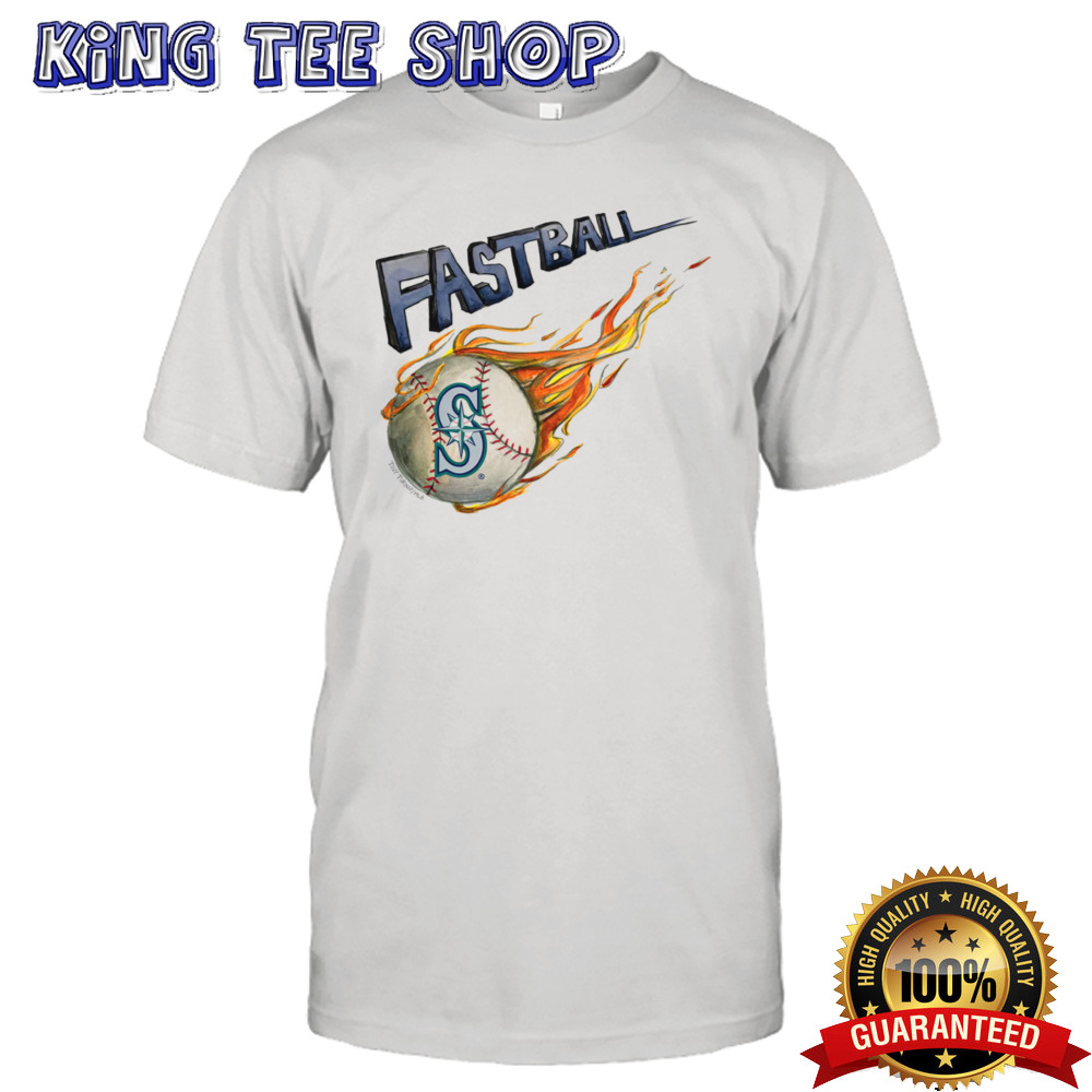 Seattle Mariners Tiny Turnip Youth Fastball Sleeve Raglan T Shirt