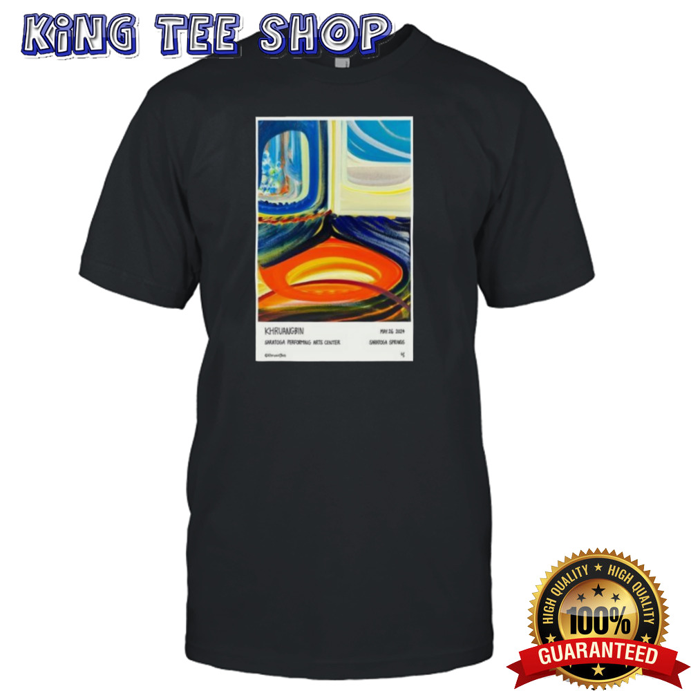Khruangbin Saratoga Performing Arts Center, Saratoga Springs, NY Poster May 26, 2024 shirt