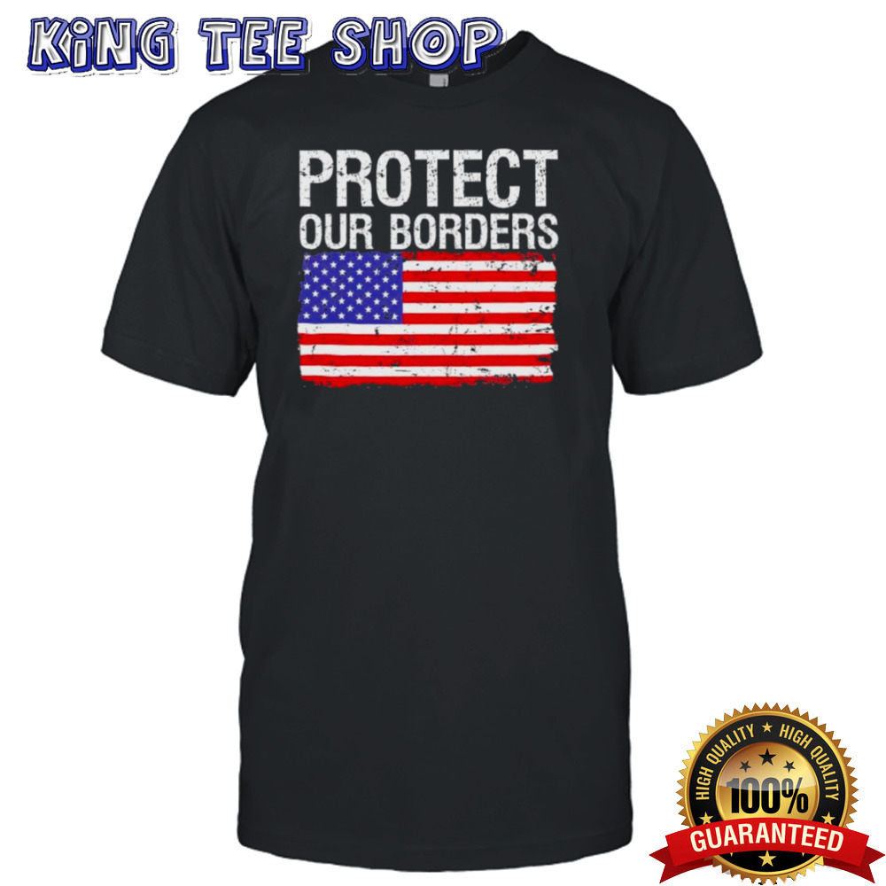 Official Protect Our Borders Law Enforcement Legal Immigration Shirt