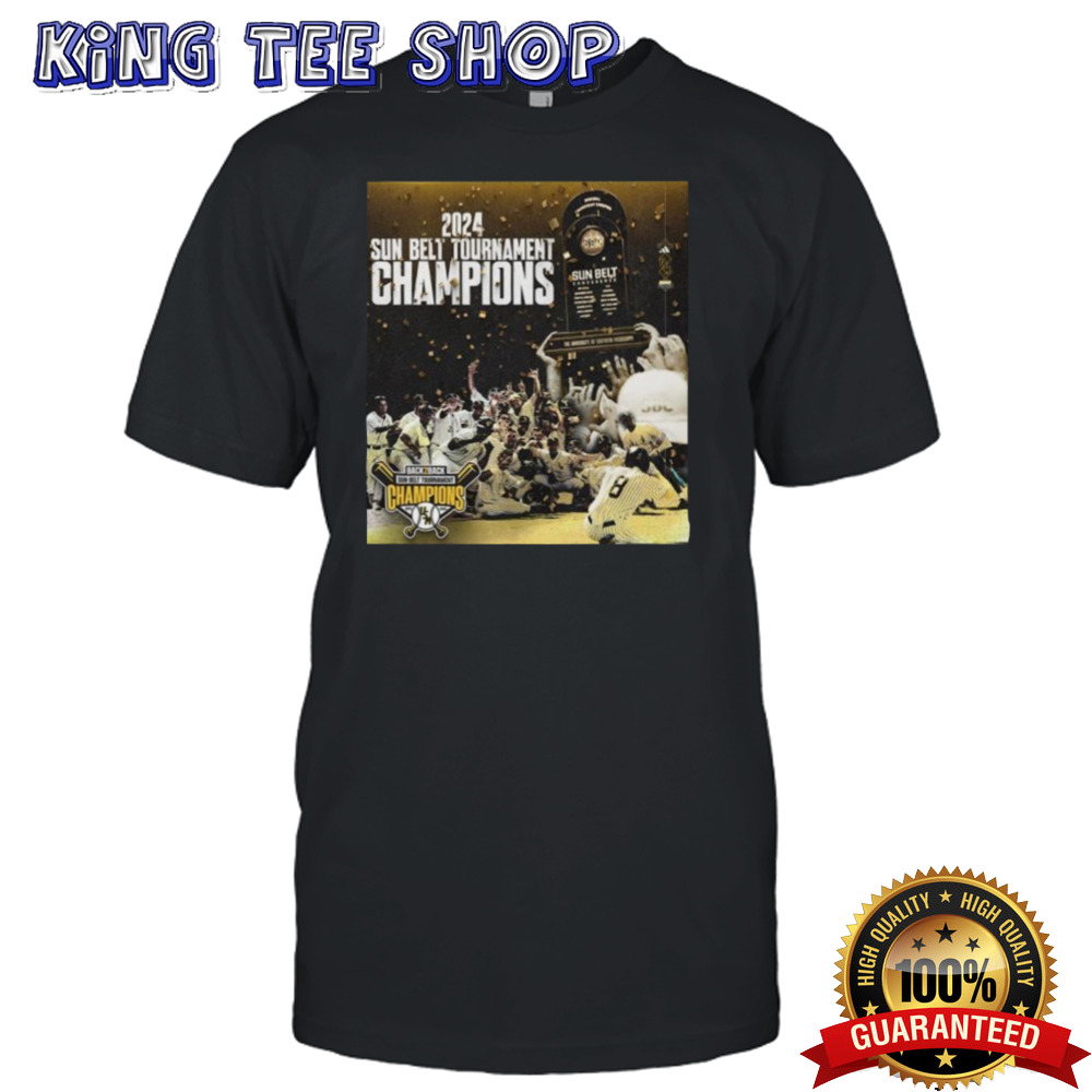 Official Southern Mississippi Baseball 2024 SBC Conference Tournament Champions Shirt