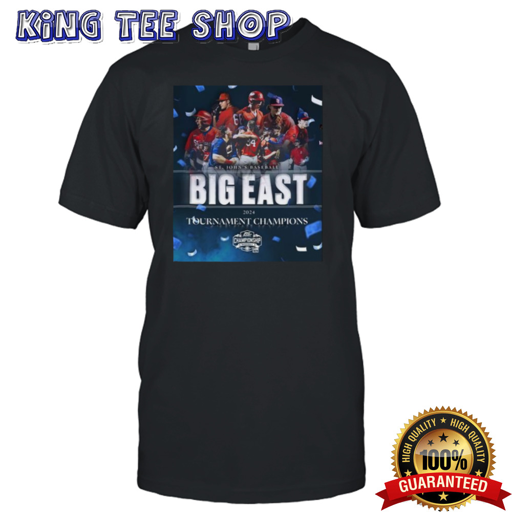 Official St. John’s Baseball 2024 Big East Tournament Champions Shirt