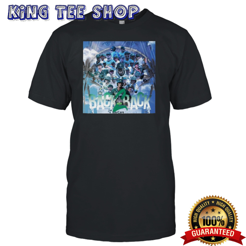 Official Tulane Green Wave Back 2 Back AAC Baseball Tournament Champions shirt