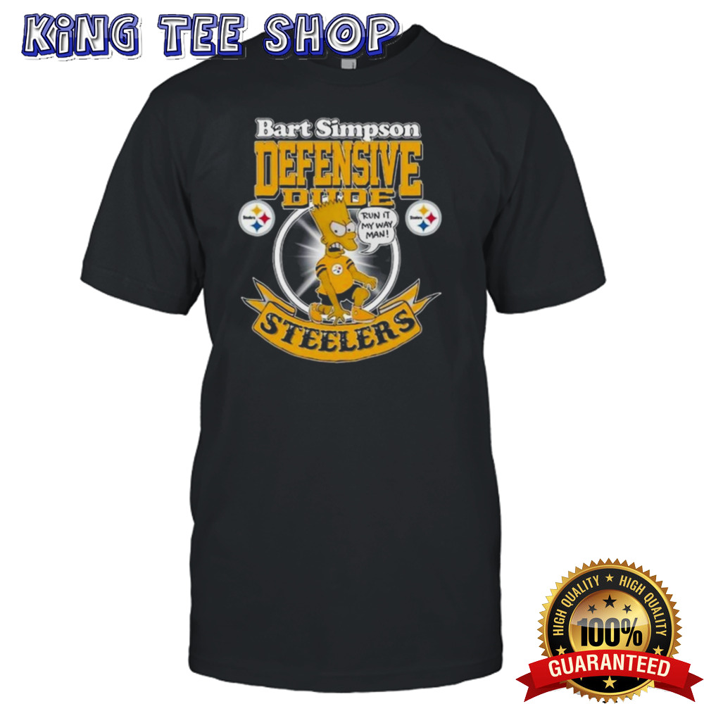 Pittsburgh Steelers Nfl Bart Simpson Defensive Dude 2024 T-shirt