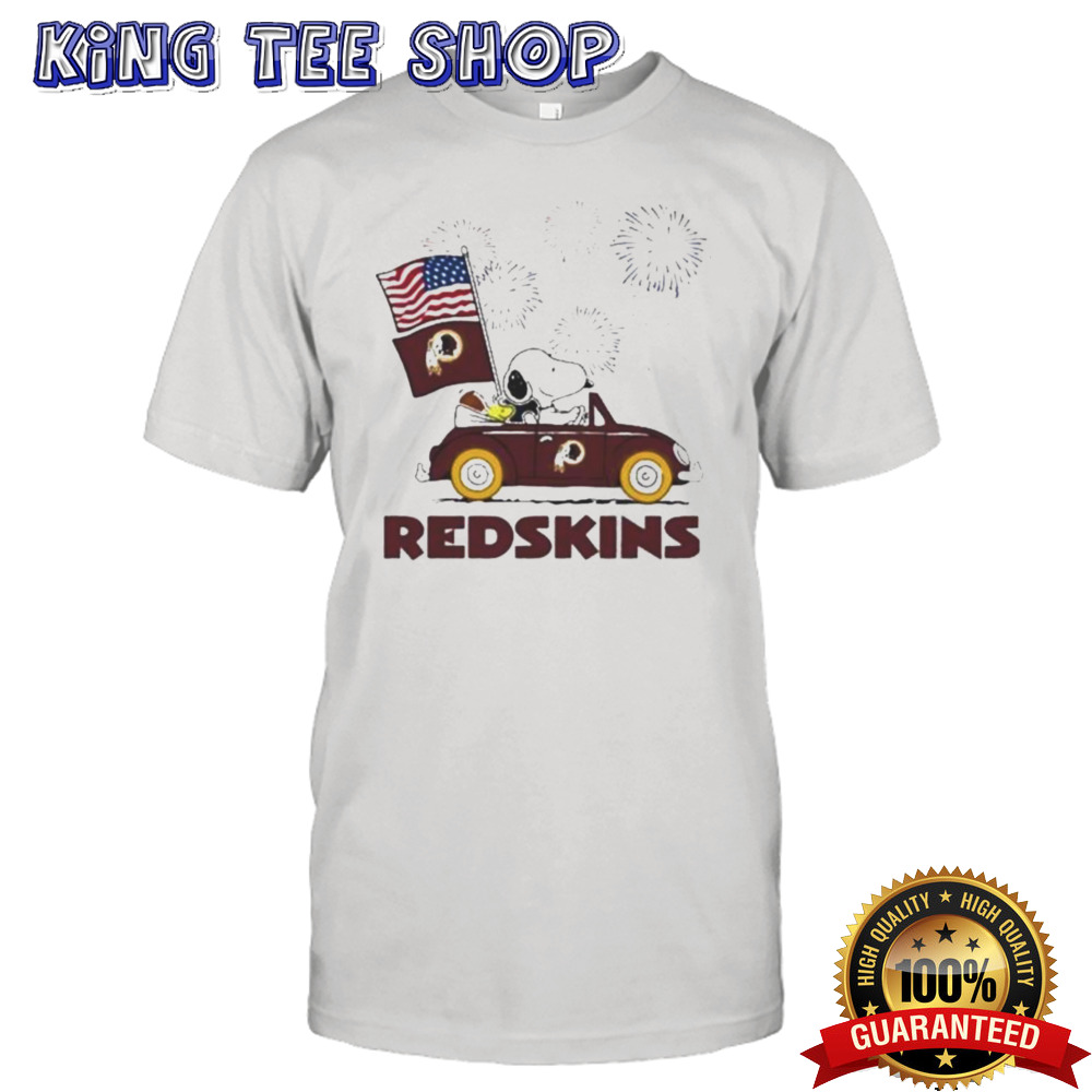 Snoopy And Woodstock Happy 4th Of July Washington Redskins Football 2024 Shirt