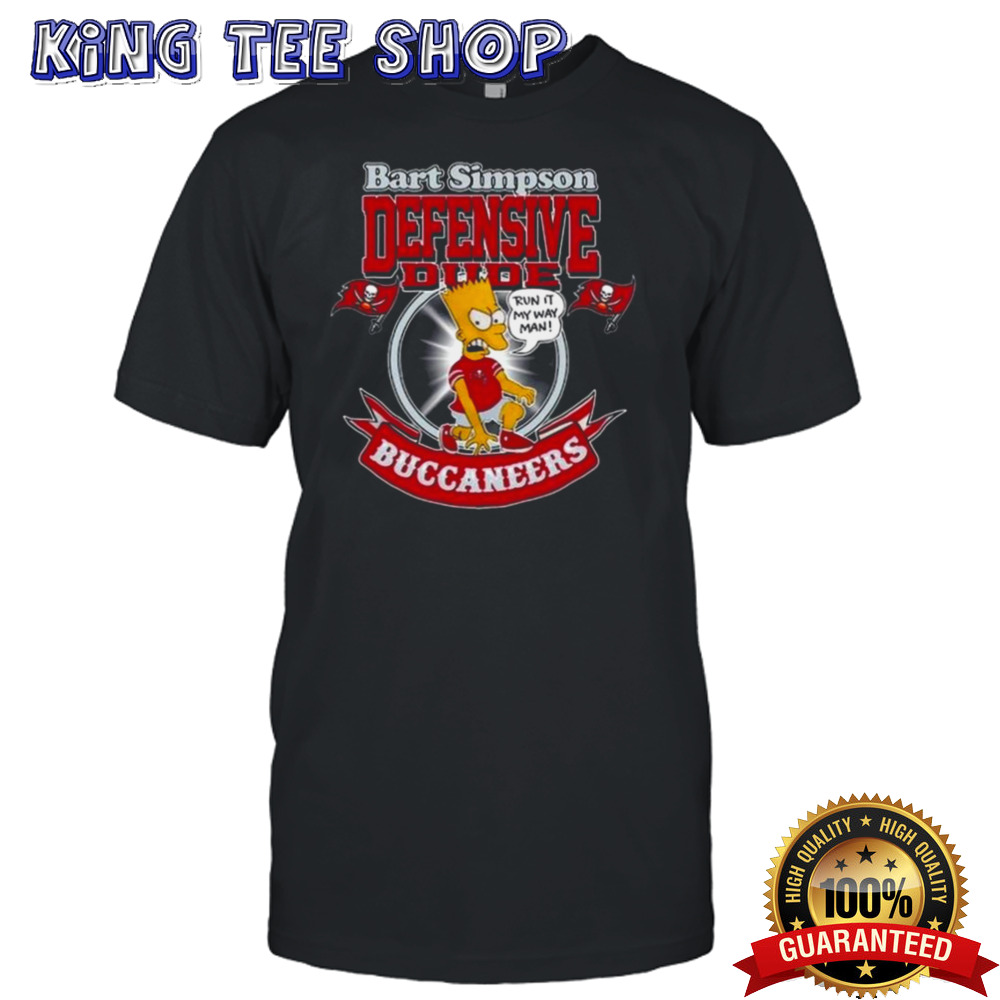 Tampa Bay Buccaneers Nfl Bart Simpson Defensive Dude 2024 T-shirt