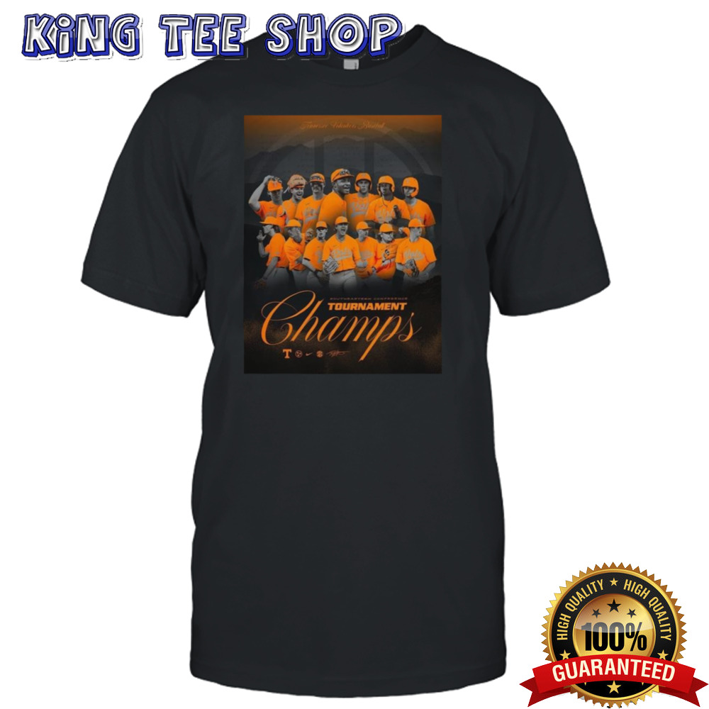 Tennessee Volunteers Baseball Is 2024 Sec Tournament Champions Ncaa Men’s Baseball Poster T-shirt