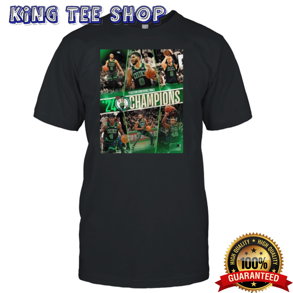 Boston Celtics NBA 2024 Eastern Conference Champions Photo Shirt