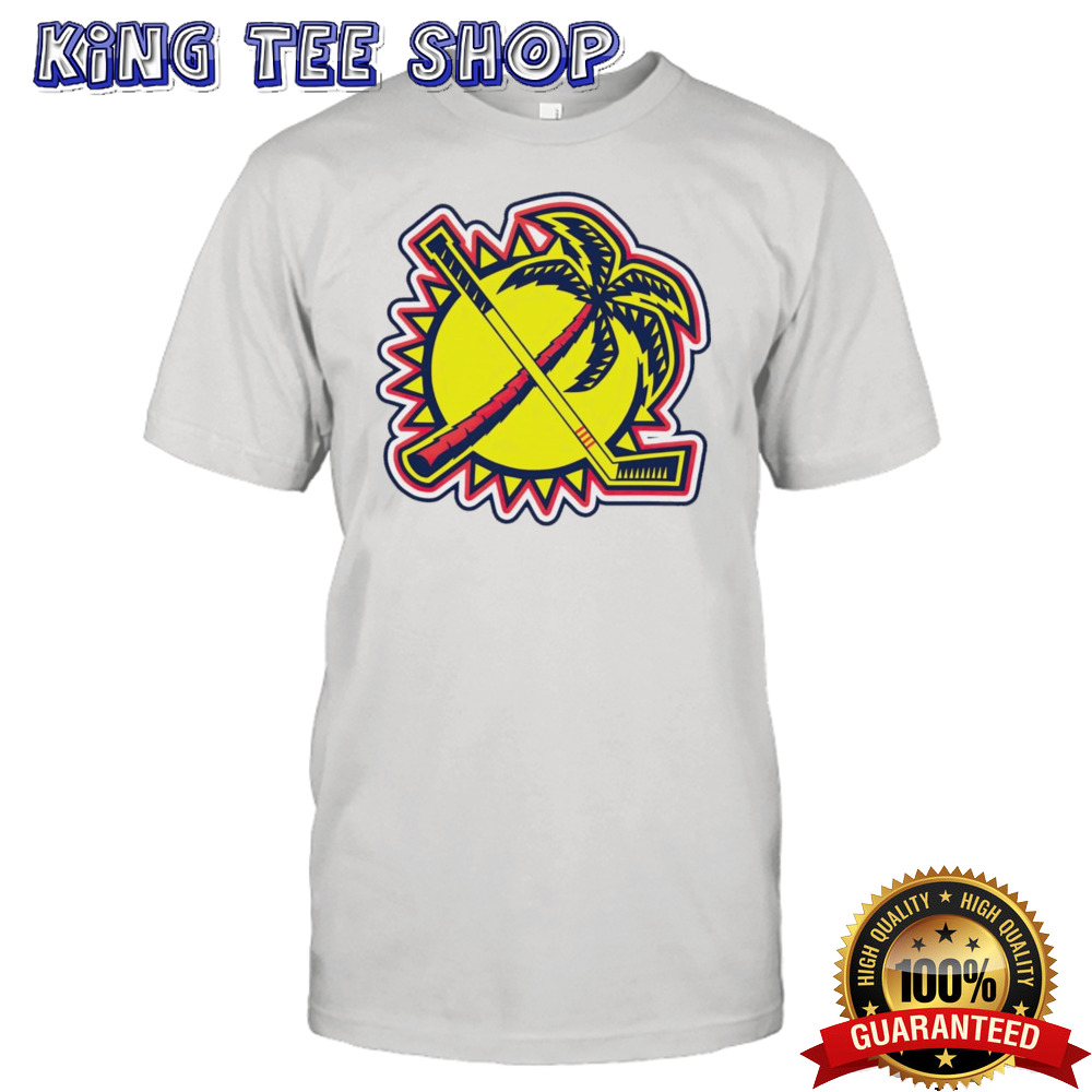 Florida Panthers sun coconut tree shirt
