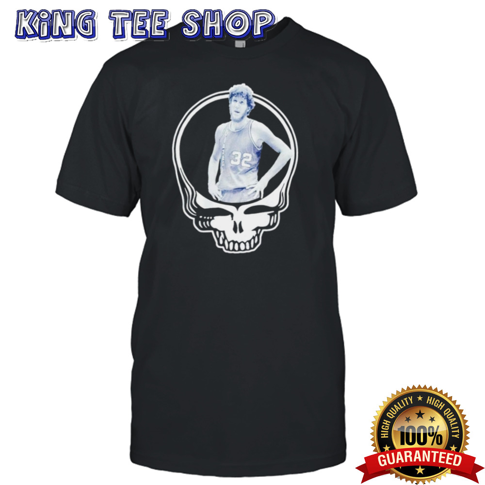 Legend Bill Walton grateful dead skull shirt