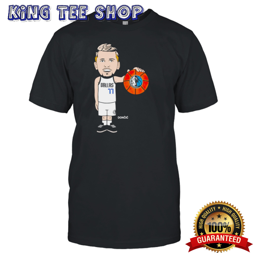 Luka Doncic Dallas Mavericks cartoon shirt