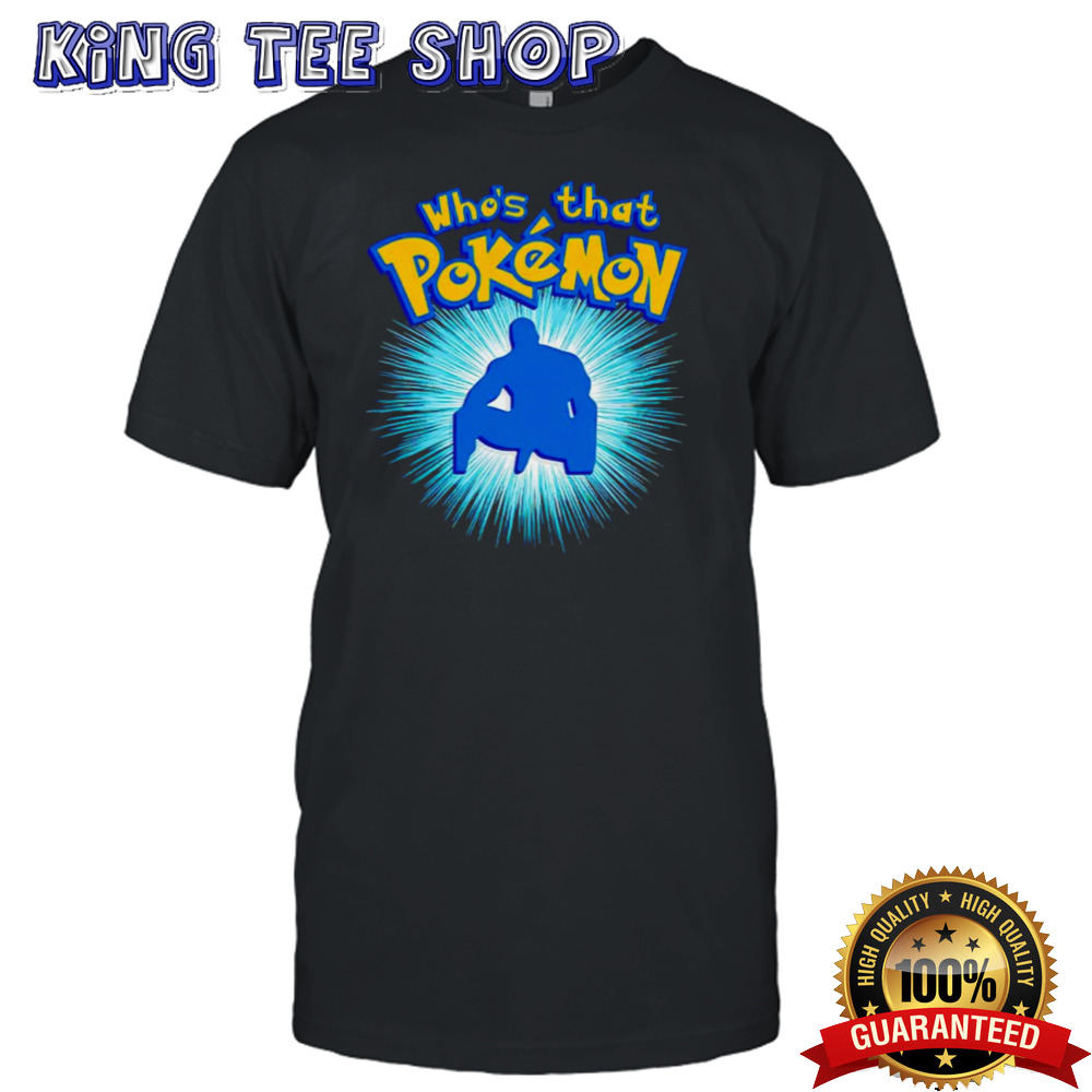 Barry Wood who’s that Pokemon shirt