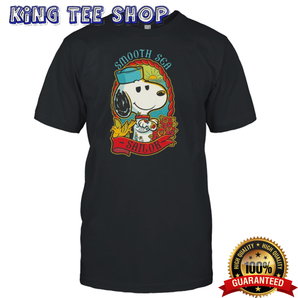 Snoopy and Woodstock Beagle Sailor Tattoo shirt