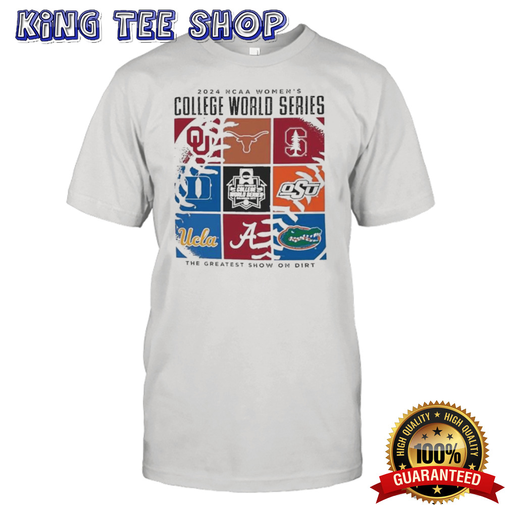 2024 NCAA WCWS The Greatest Show On Dirt shirt