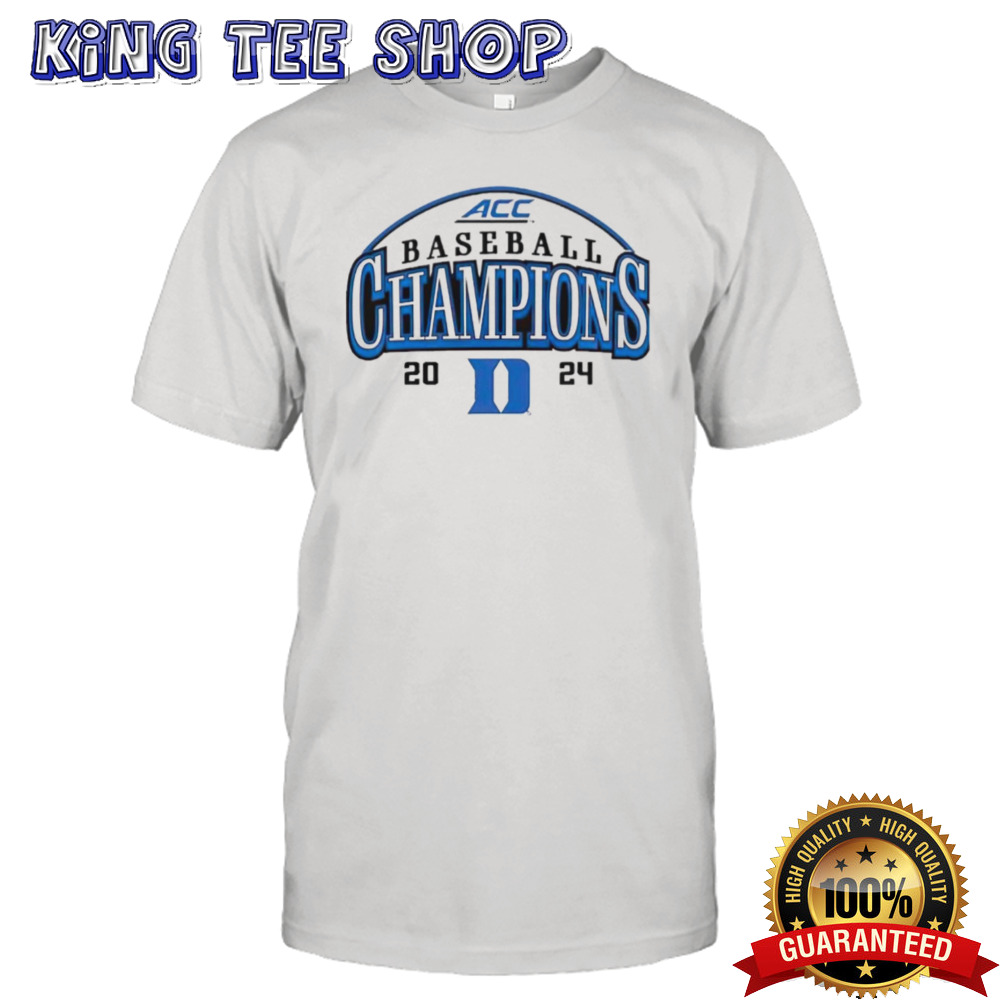 Duke Blue Devils 2024 ACC Conference Champions shirt