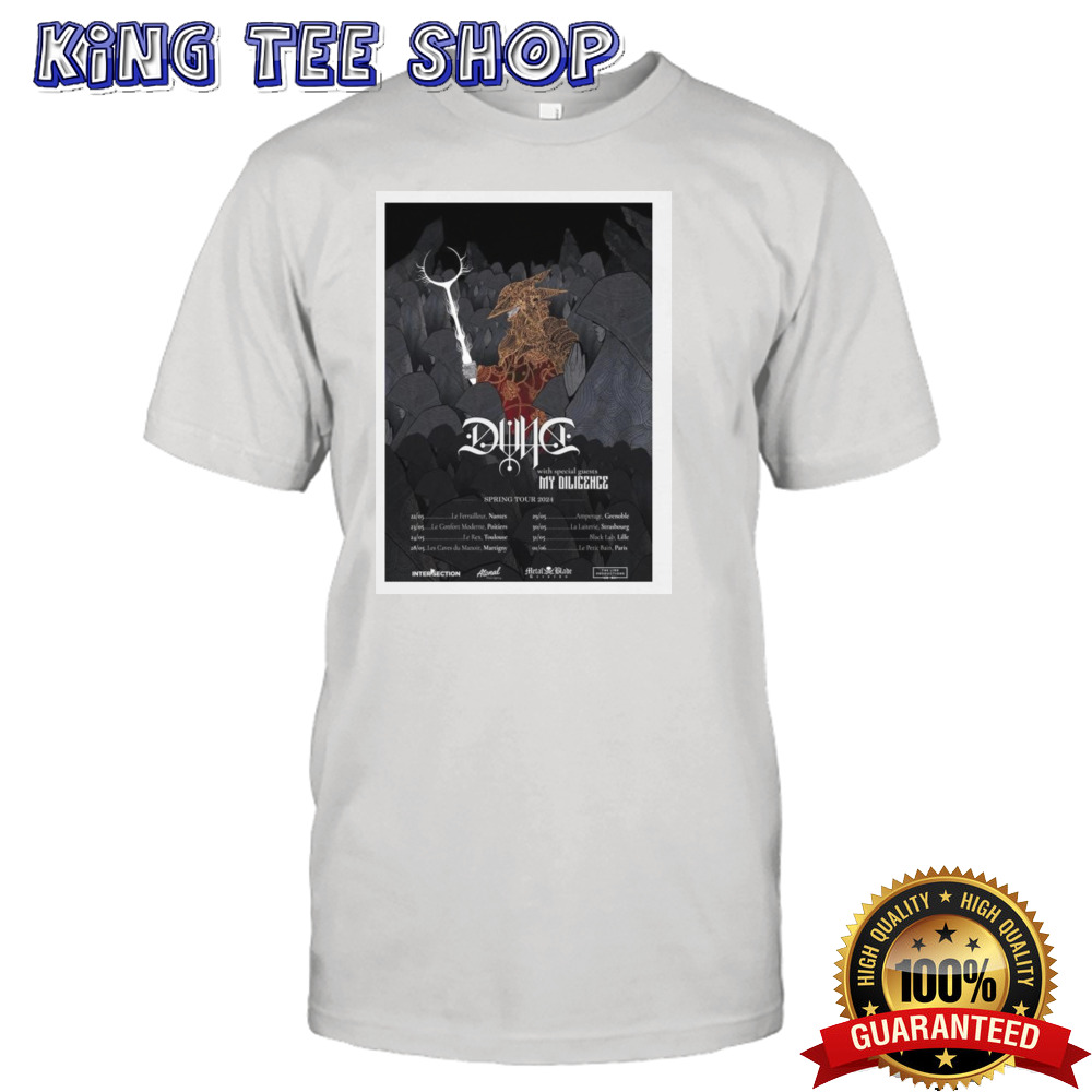 Dvne My Diligence Spring Tour 2024 T-shirt