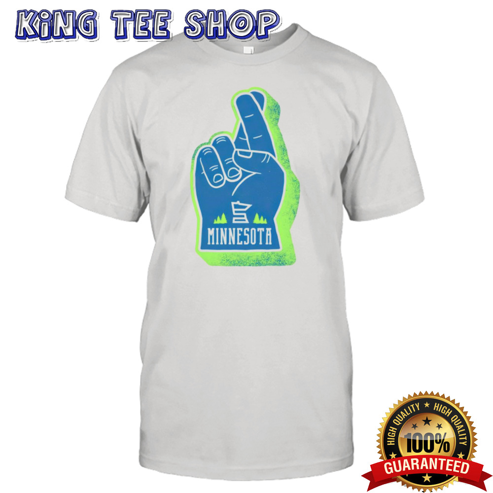 Minnesota Timberwolves mood fingers shirt