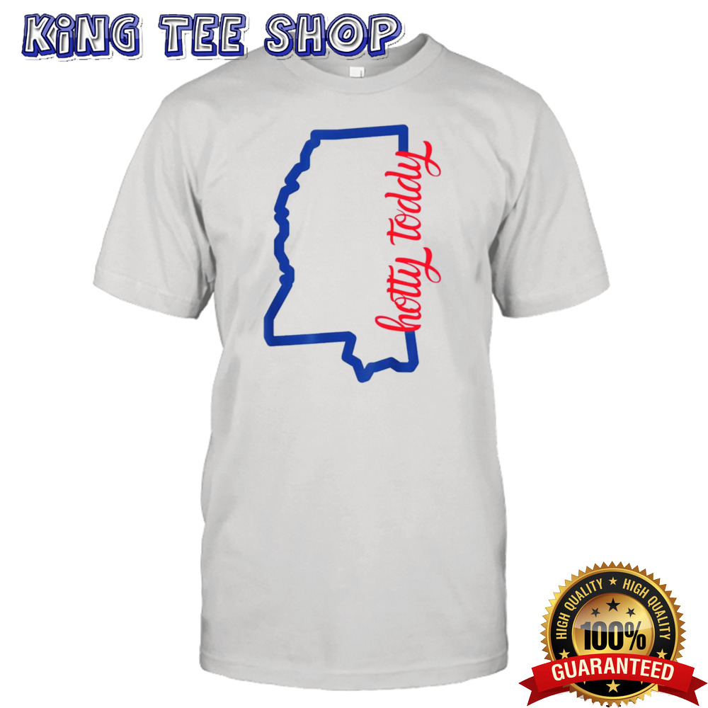 Mississippi map Hotty Toddy shirt