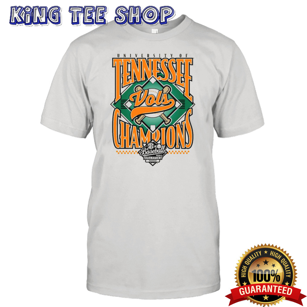 University Of Tennessee 2024 Sec Baseball Tournament Champs Vintage Shirt