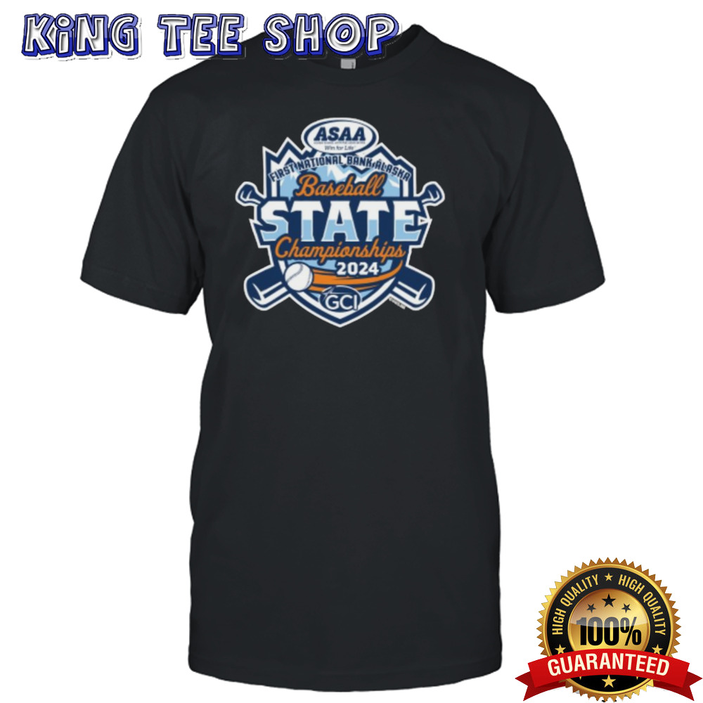 2024 ASAA First National Bank Alaska Baseball State Championships Shirt