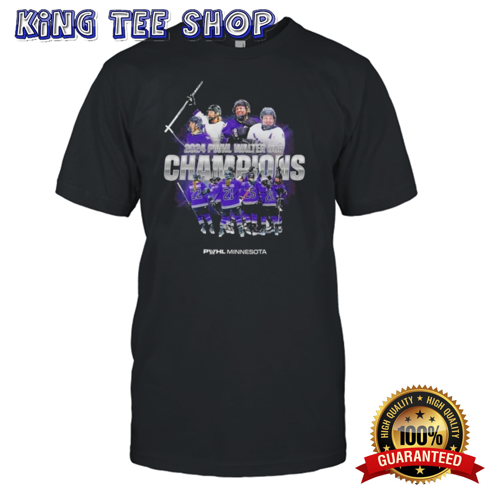 2024 PWHL Walter Cup Champions Minnesota shirt