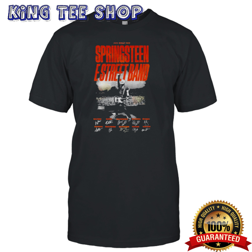 2024 World Tour Springsteen E Street Band Signature Unisex T-Shirt