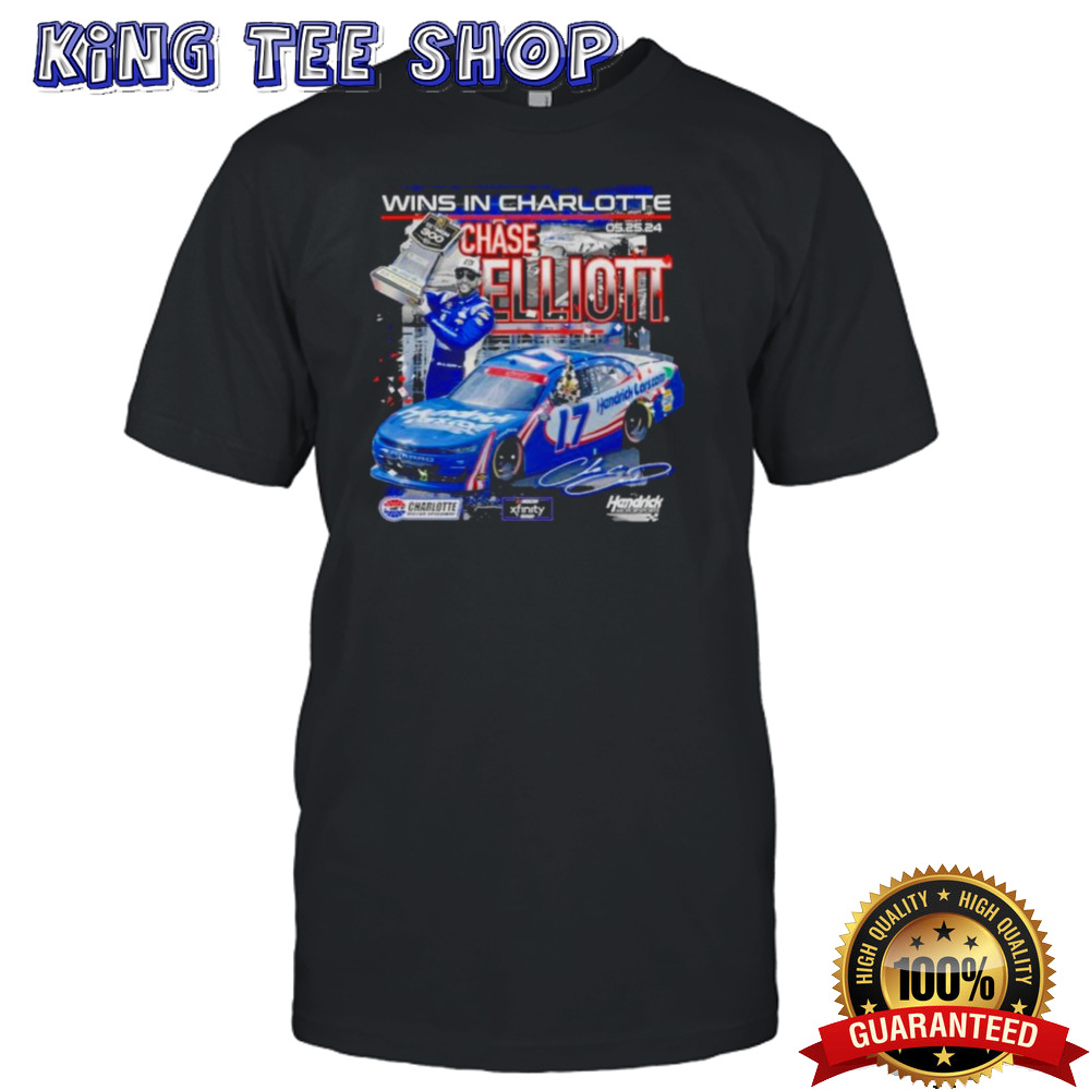 Chase Elliott 2024 Xfinity Series MGM 300 Wins In Charlotte Race Winner Race Win T-Shirt