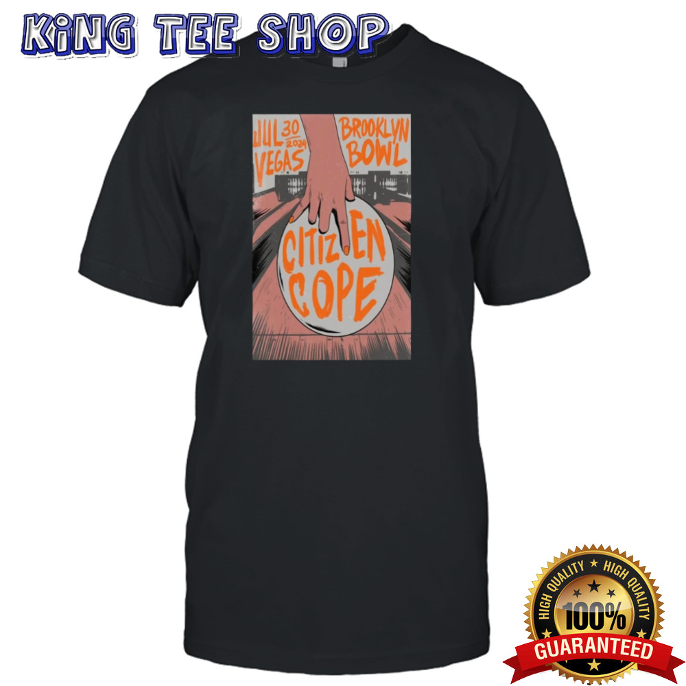 Citizen Cope Brooklyn Bowl Las Vegas, NV July 30, 2024 Poster Shirt