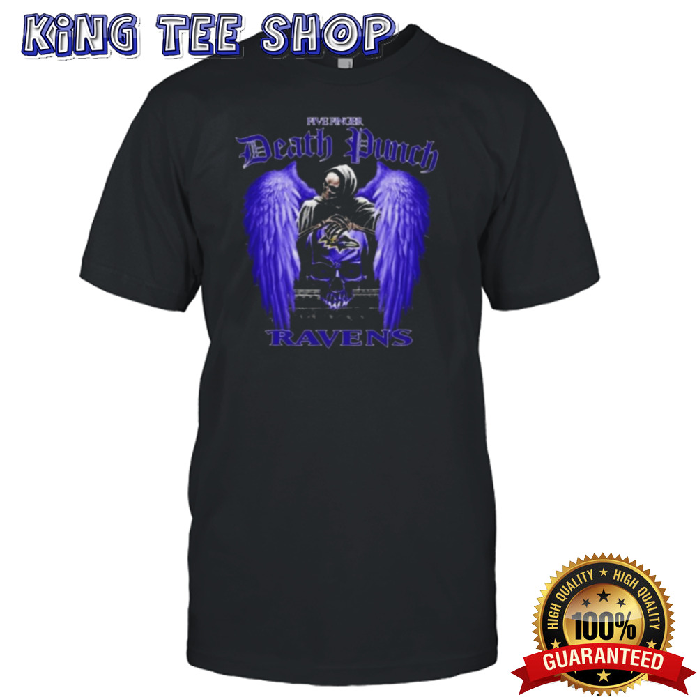 Five Finger Death Punch Baltimore Ravens Shirt