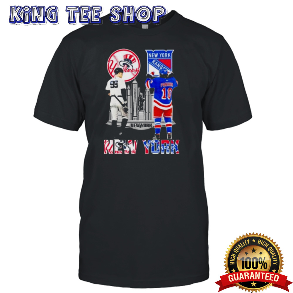 New York Sports Teams Aaron Judge And Artemi Panarin Signature Shirt