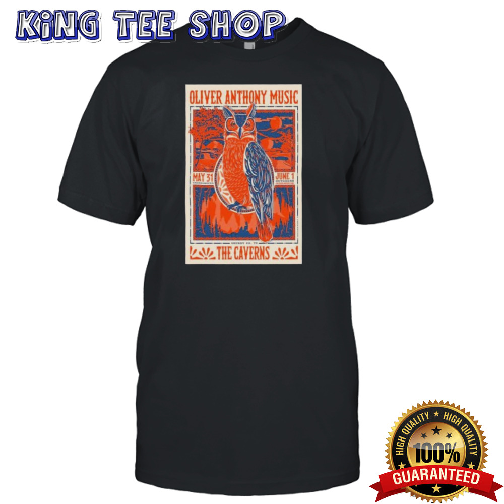 Oliver Anthony May 31 & Jun 1 2024 The Caverns Amphitheater Pelham TN Poster shirt
