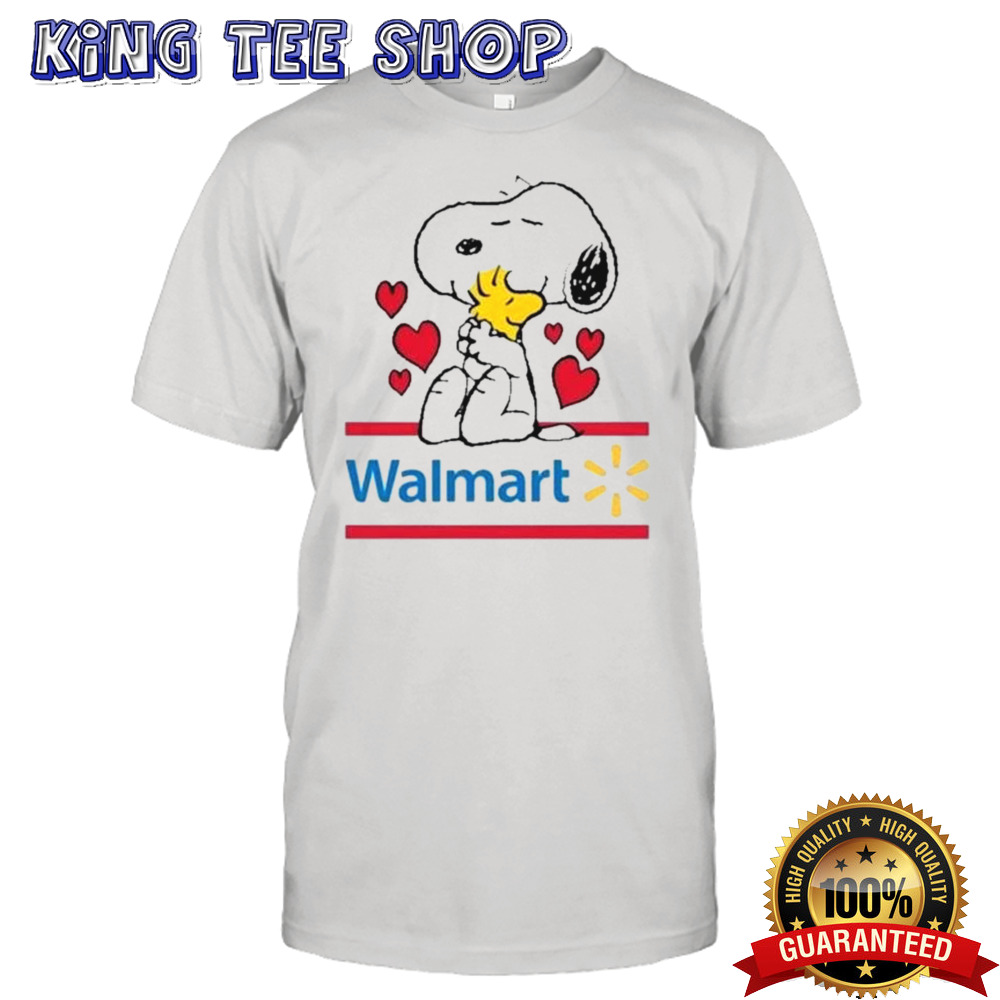 Snoopy And Woodstock Loves Walmart Logo shirt