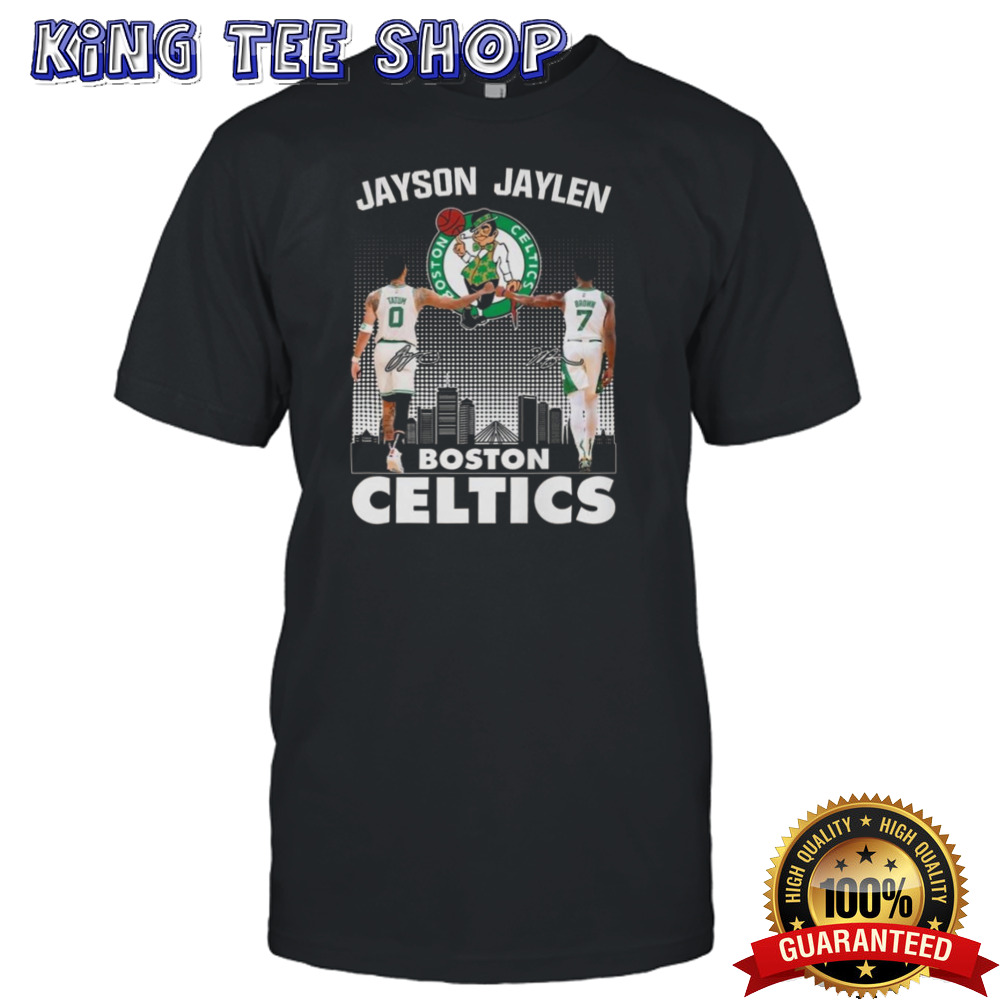 Boston Celtics Jayson Tatum Jaylen Brown The Dynamic Duo Signatures T-shirt