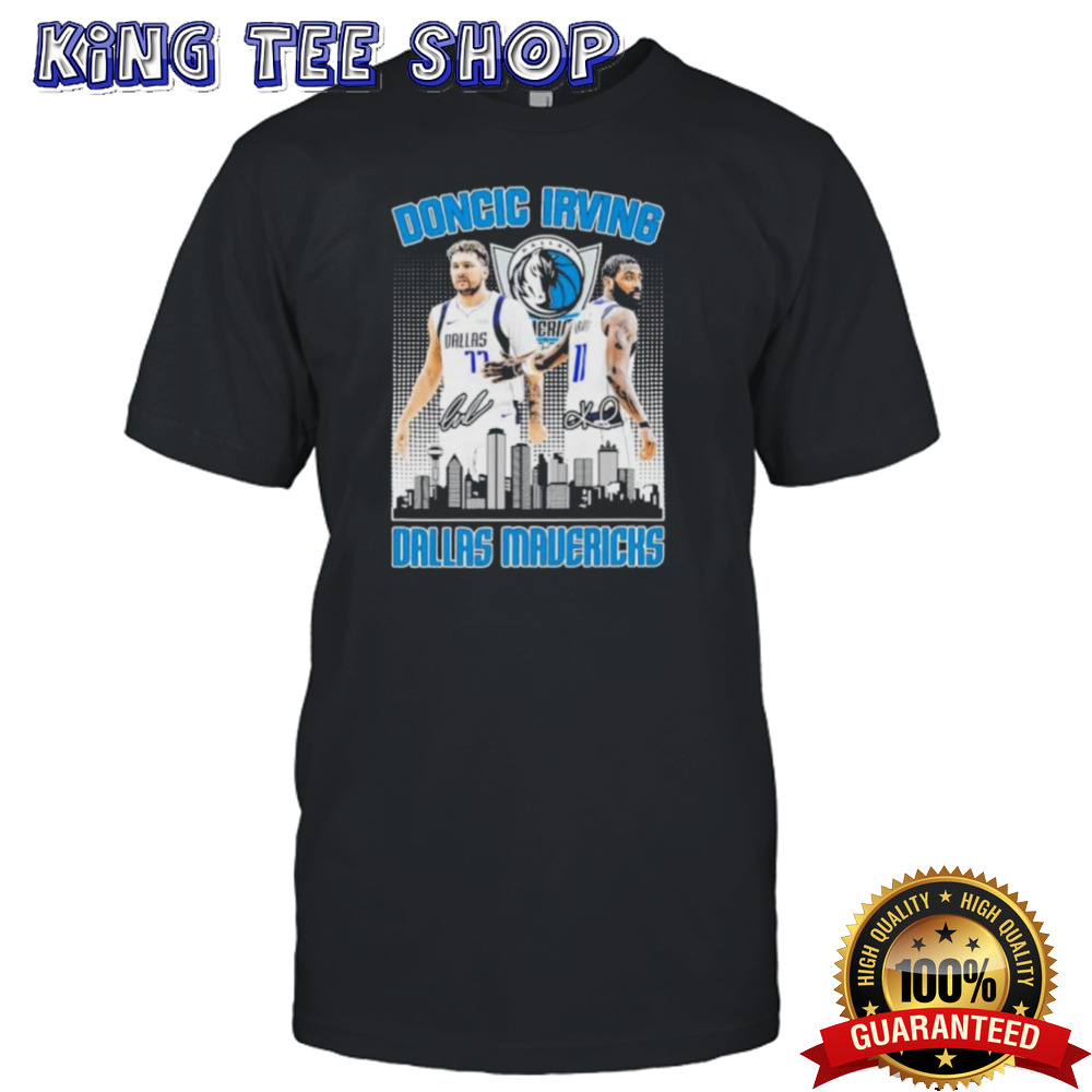 Doncic Irving Dallas Mavericks 2024 NBA Finals Luka Doncic And Kyrie Irving Signatures Shirt