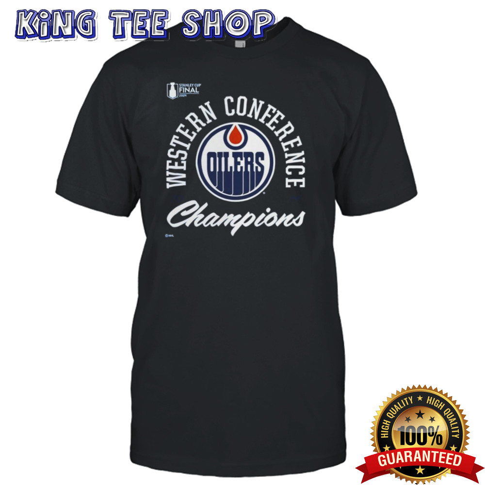 Edmonton Oilers 2024 Western Conference Champions Drive Tri-blend T-shirt