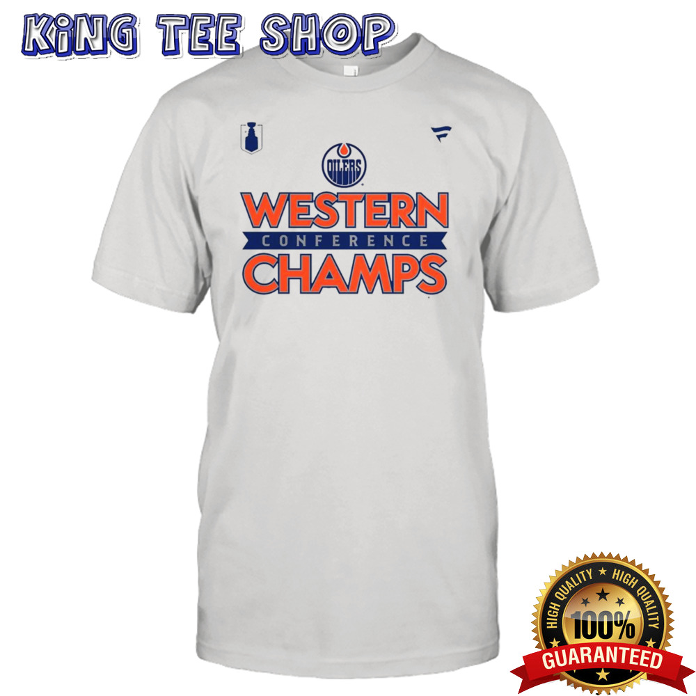 Edmonton Oilers 2024 Western Conference Champions Locker Room T shirt