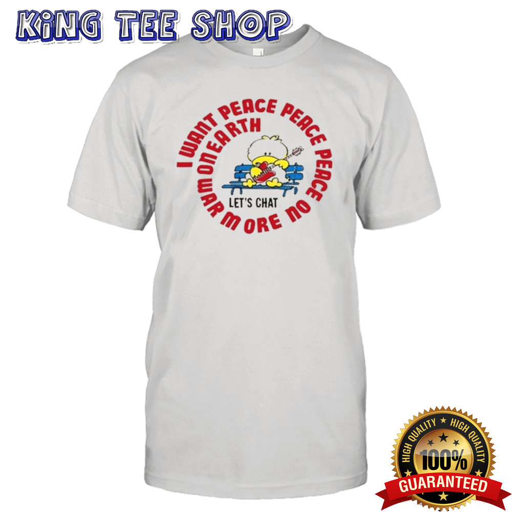 Jerks 80S I Want Peace Peace Peace T-Shirt
