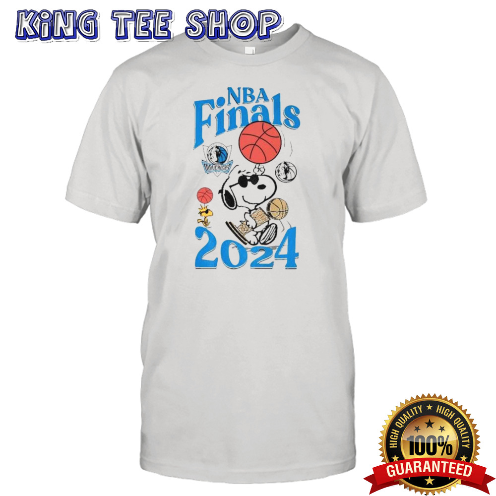 Peanuts Snoopy And Woodstock Dallas Mavericks 2024 NBA Finals Shirt