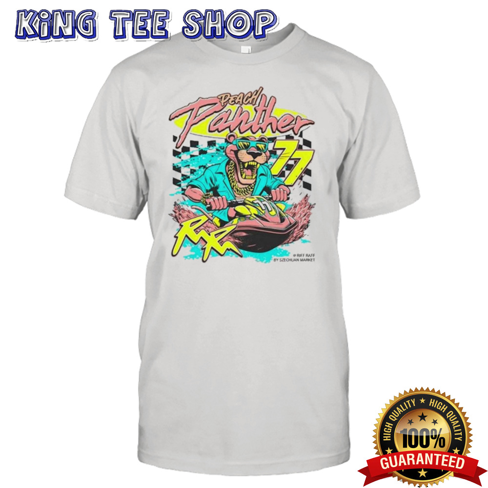 Planet Riff Raff Peach Panther Jet Ski X Szechuan Market Collab T-shirt
