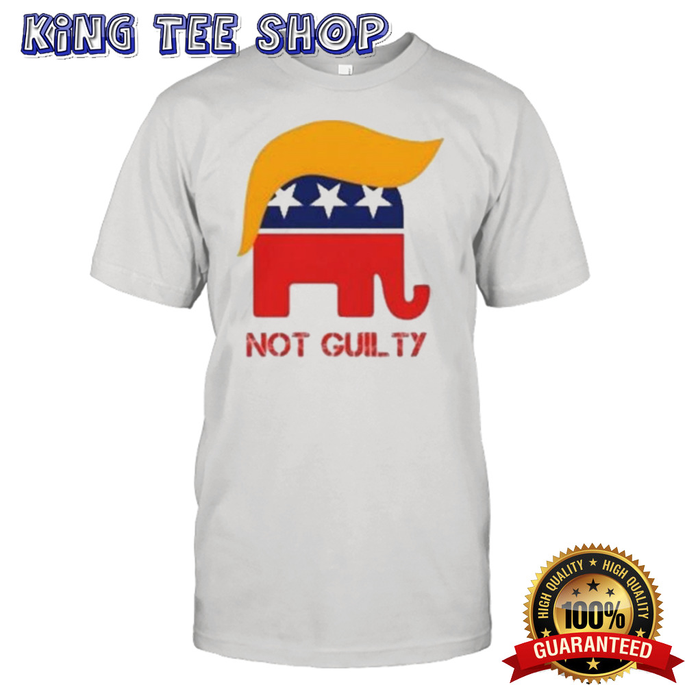 Trump Not Guilty Republican Shirt