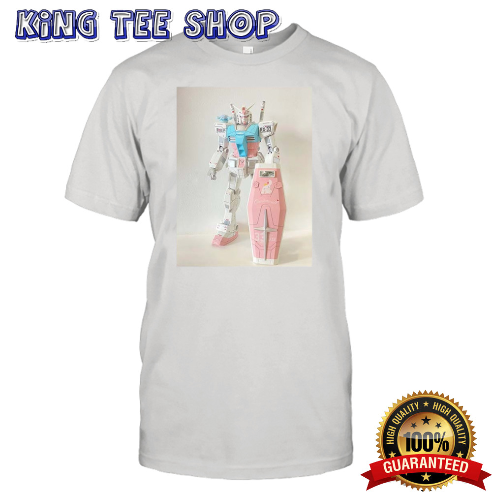 Gundam x Cinnamoroll 2024 shirt