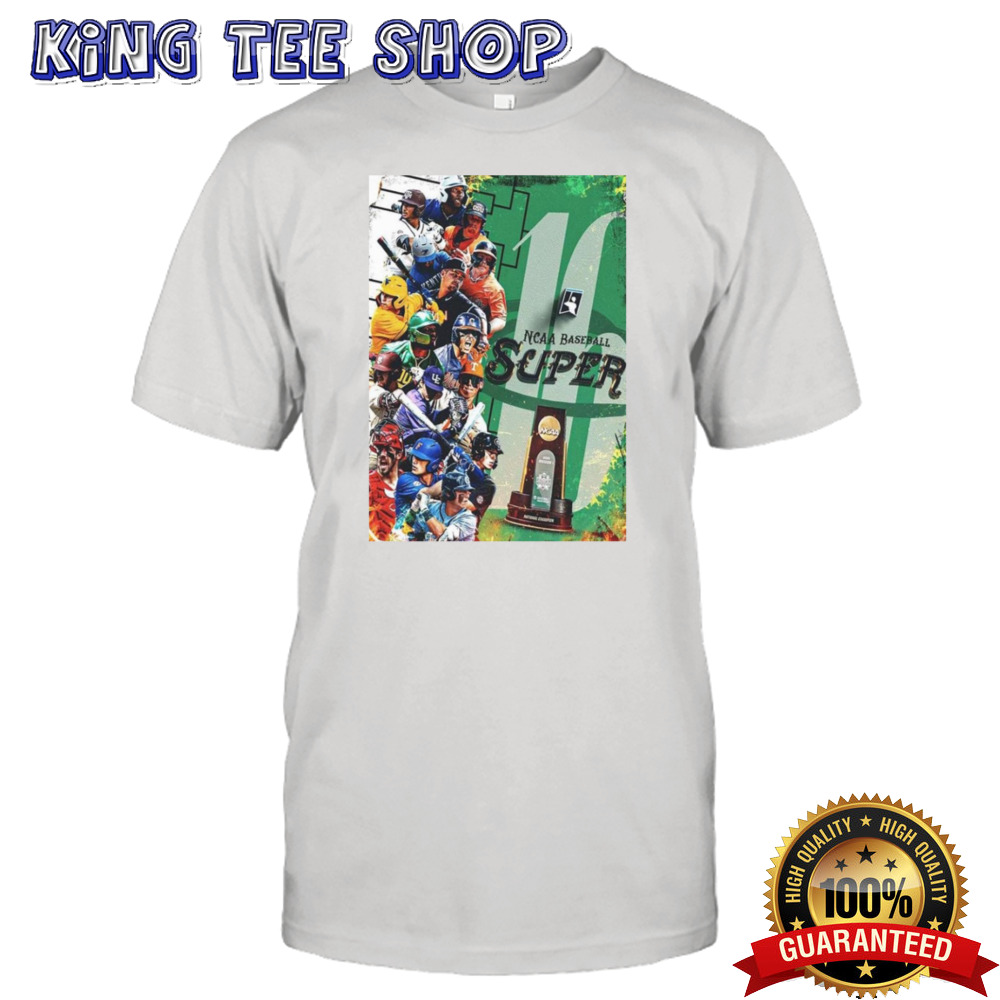NCAA Baseball The Super 16 2024 Division 1 Road To Omaha Vintage T Shirt