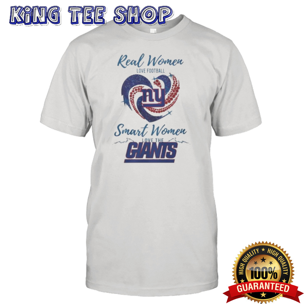 Real Women Love Football Smart Women Love The New York Giants 2024 – Perfect Gift For Fans Shirt
