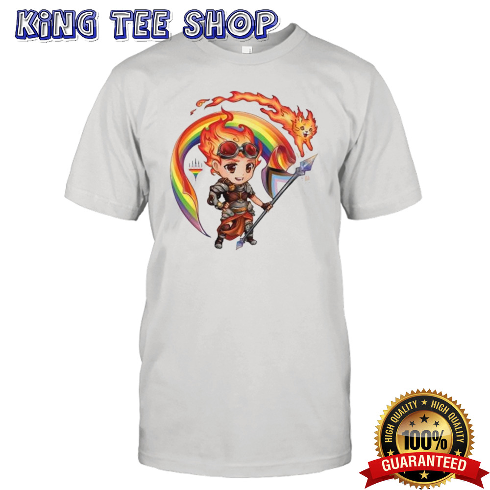 Wizard Magic Pride June 2024 Chandra and Embercat Shirt