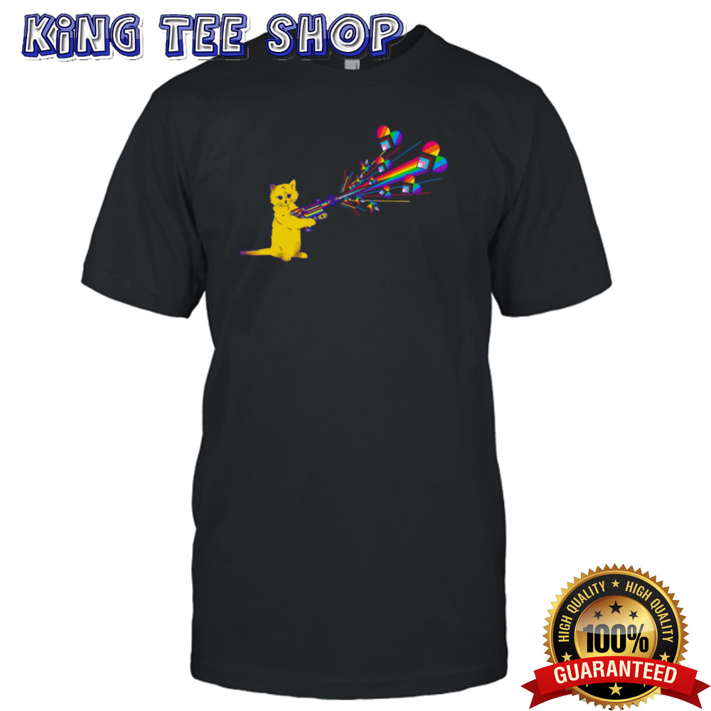 Cat pew pew pride shirt
